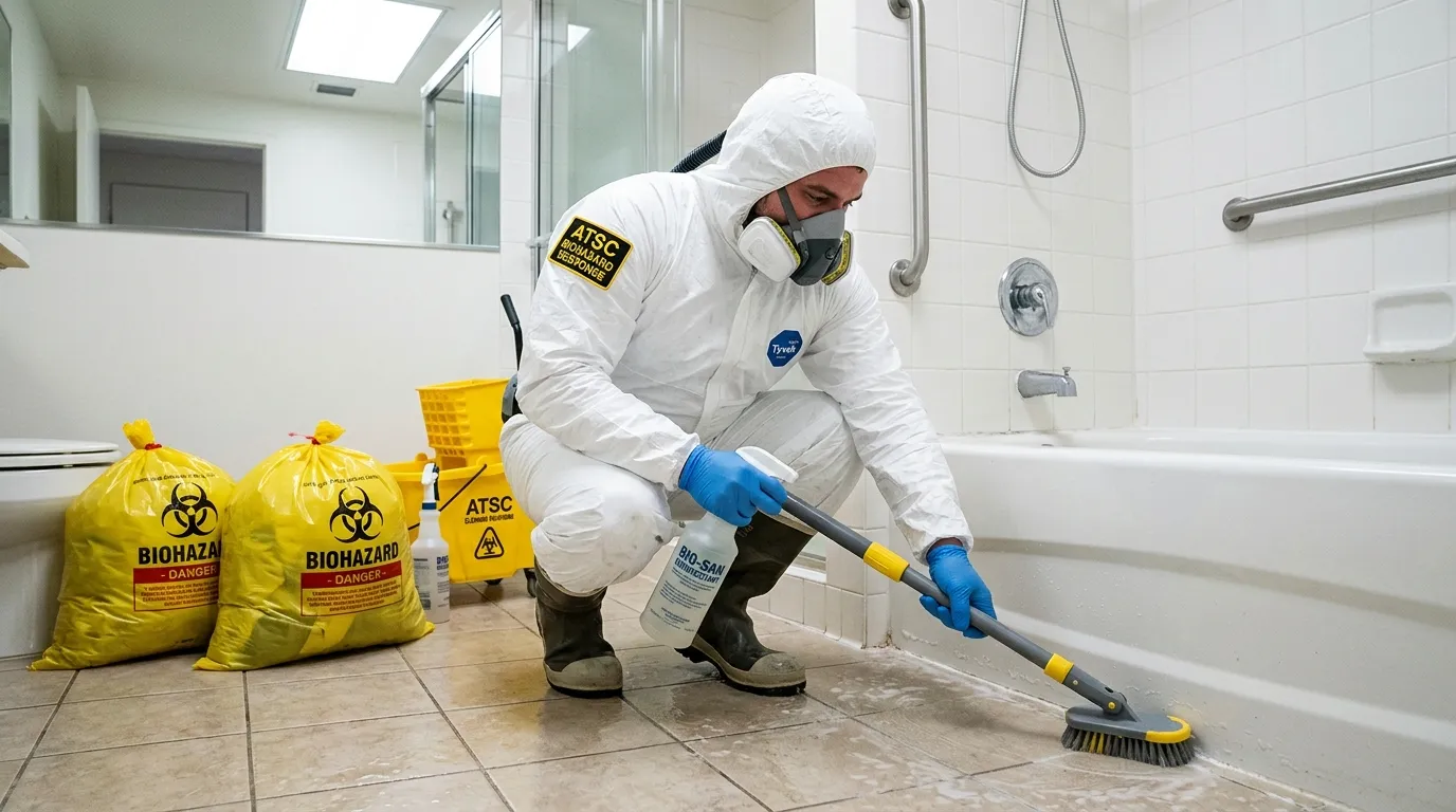 Decontamination equipment deployed for Blood Cleanup in Rancho Palos Verdes